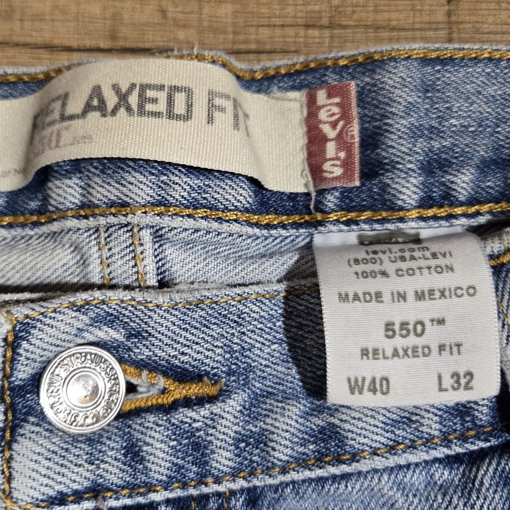 LEVI'S 550 Relaxed Fit Men's Size 40 X 32 - Picture 5 of 7